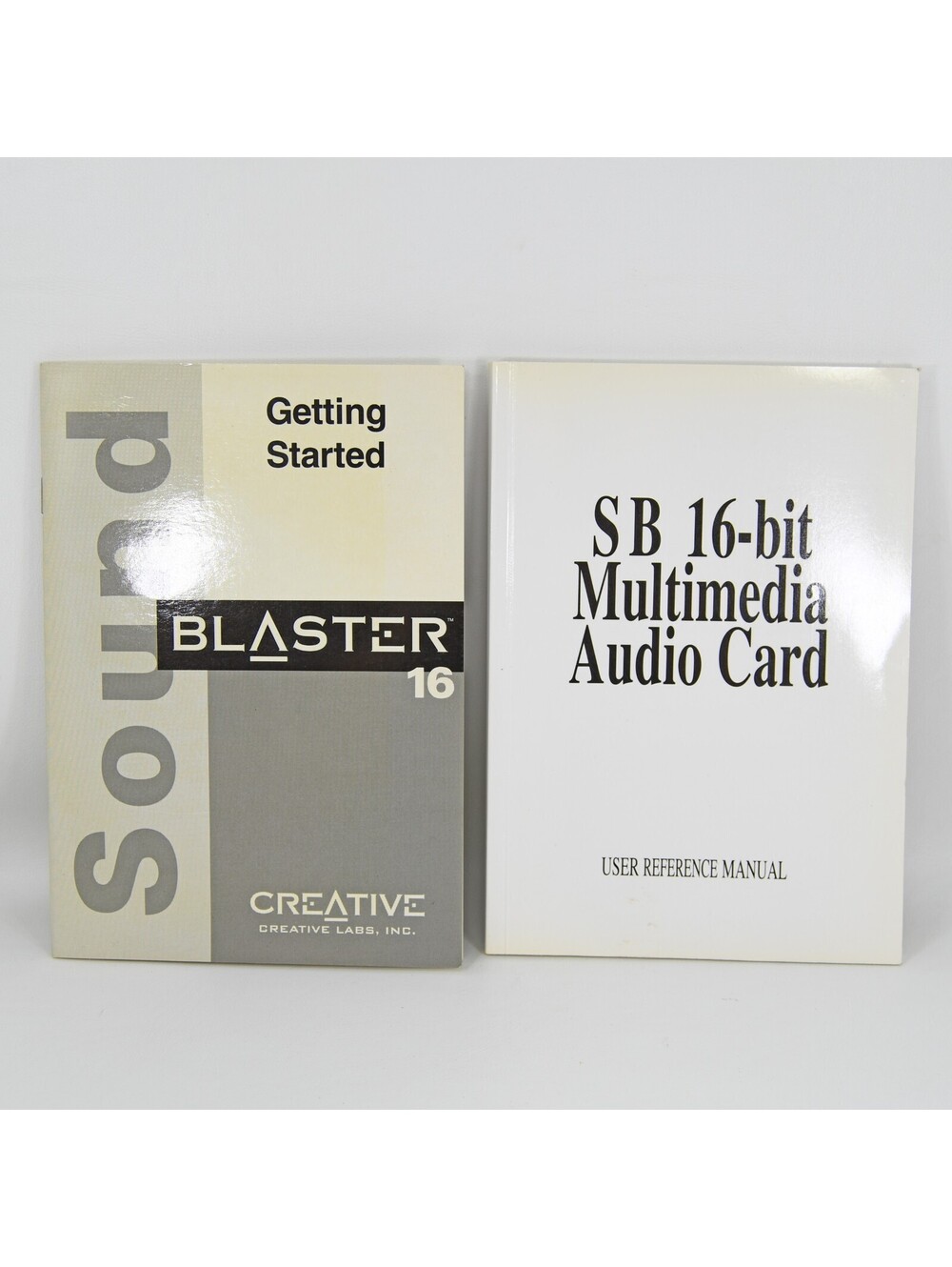 VTG Sound Blaster 16 SB 16-Bit Multimedia Audio Card Getting Started User Manual